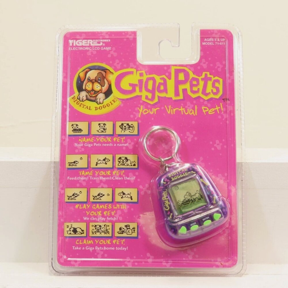 NWT Giga Pet Digital Doggie Factory Sealed Tiger Electronics 1997 Model 71-611